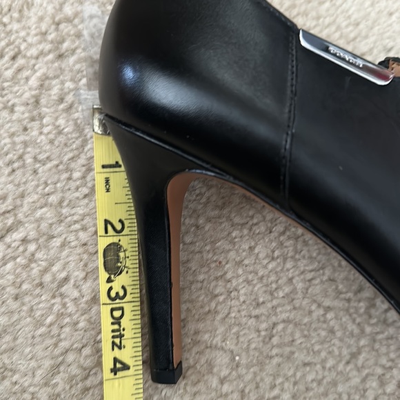 Coach Women's Black Leather Ankle Boots - Picture 11 of 11